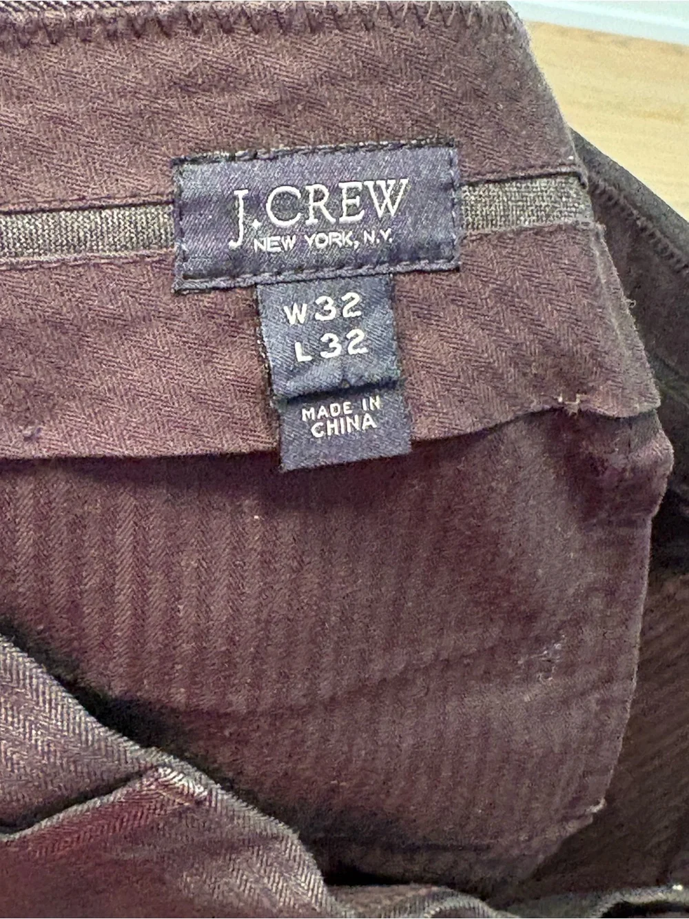 Ludlow suit pant men’s J. Crew size 32x32 Italian worsted wool modern slim fit